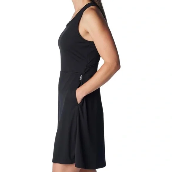 3 pockets! NWT Columbia Black Tidal Dress ~ Large - Picture 4 of 15